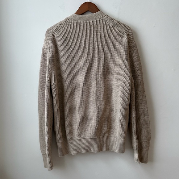 Arket Cotton Linen Blend Knit Cardigan - Picture 3 of 14